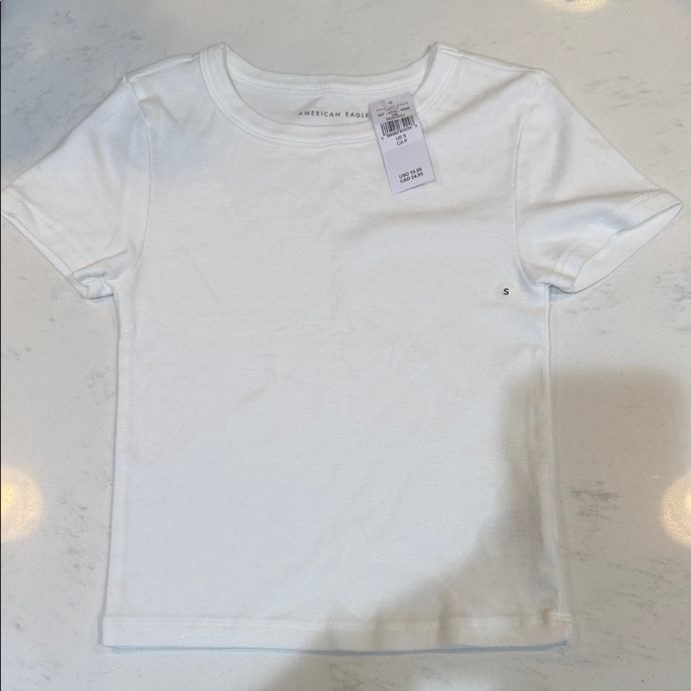 American Eagle Baby White T-Shirt